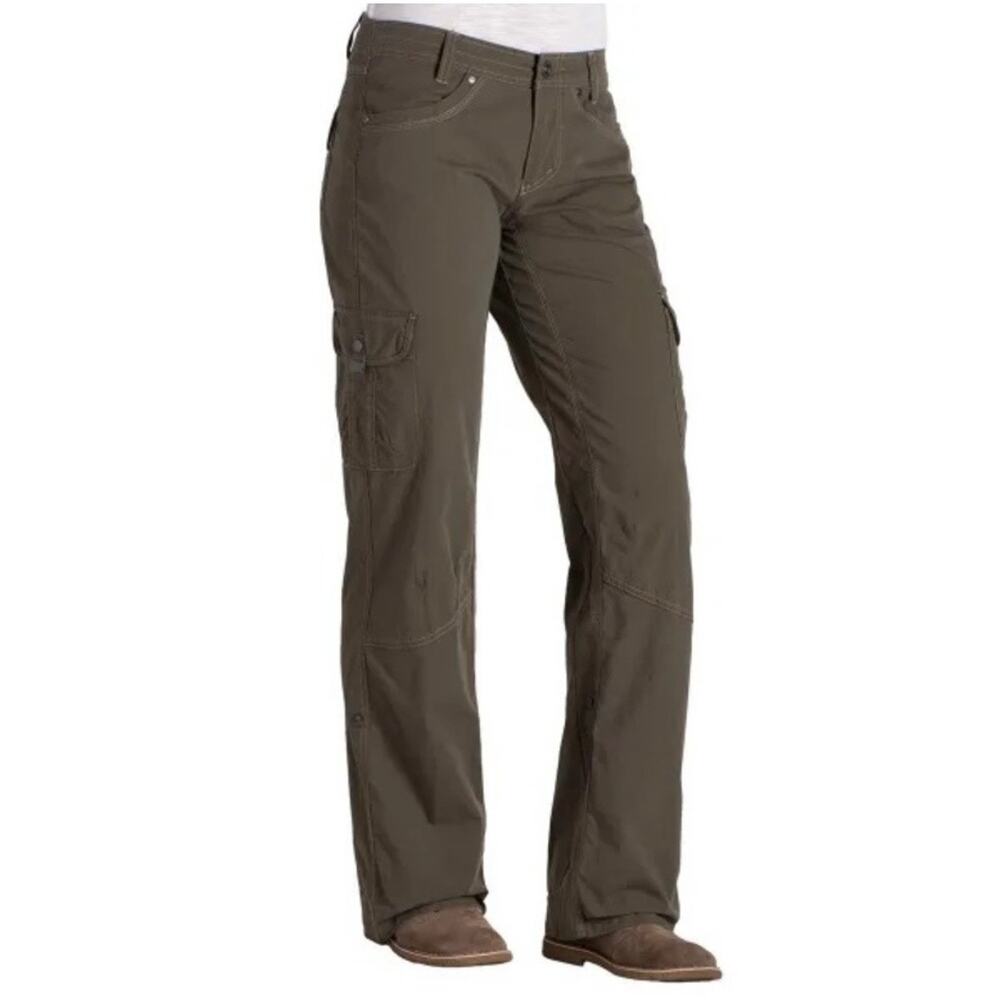 KUHL Splash Roll-Up Pants Green Sz 4 Long Active Gorpcore Hiking